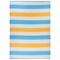 World Rug Gallery Contemporary Stripe Reversible Recycled Plastic 5' X 7' Multi Outdoor Rug 6070MULTI5X7 - alternate 6